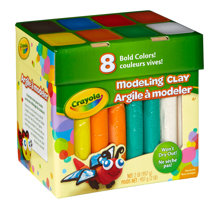 Crayola BIN570315 Modeling Clay, 2 lb. Jumbo Assortment