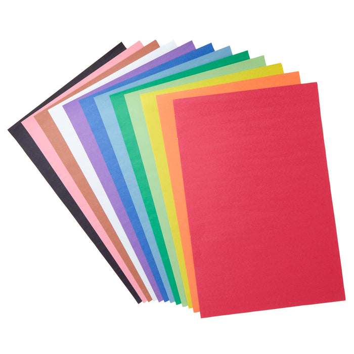 Crayola BIN990055 Giant Construction Paper Pad with Stencils, 48 Sheets