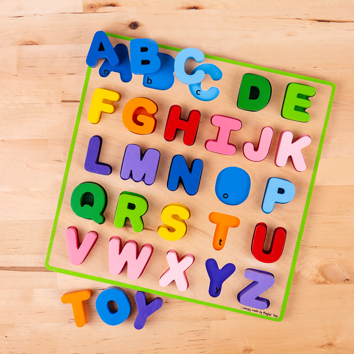 Bigjigs Toys BJTBB055 Chunky Alphabet Puzzle - Uppercase