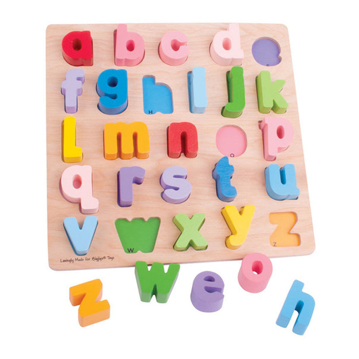 Bigjigs Toys BJTBB106 Chunky Alphabet Puzzle - Lowercase