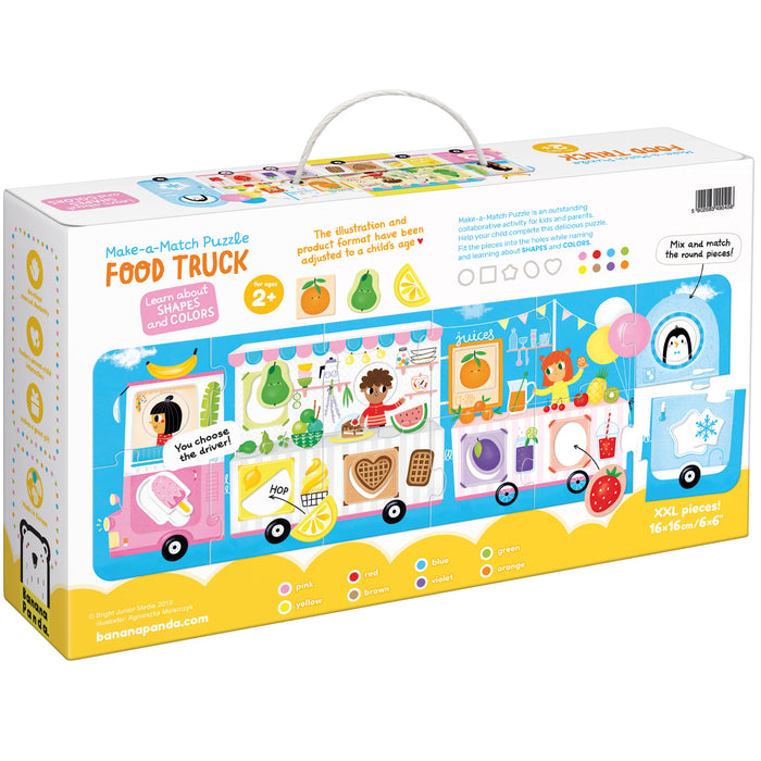 Banana Panda BPN49045 Make-a-Match Puzzle, Food Truck