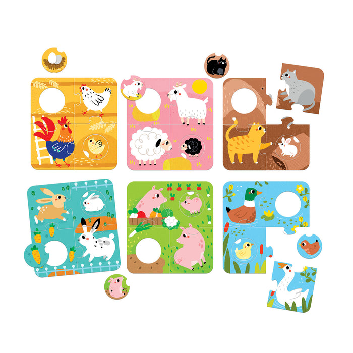 Banana Panda BPN49168 Match the Farm Animals Puzzles, Age 2+