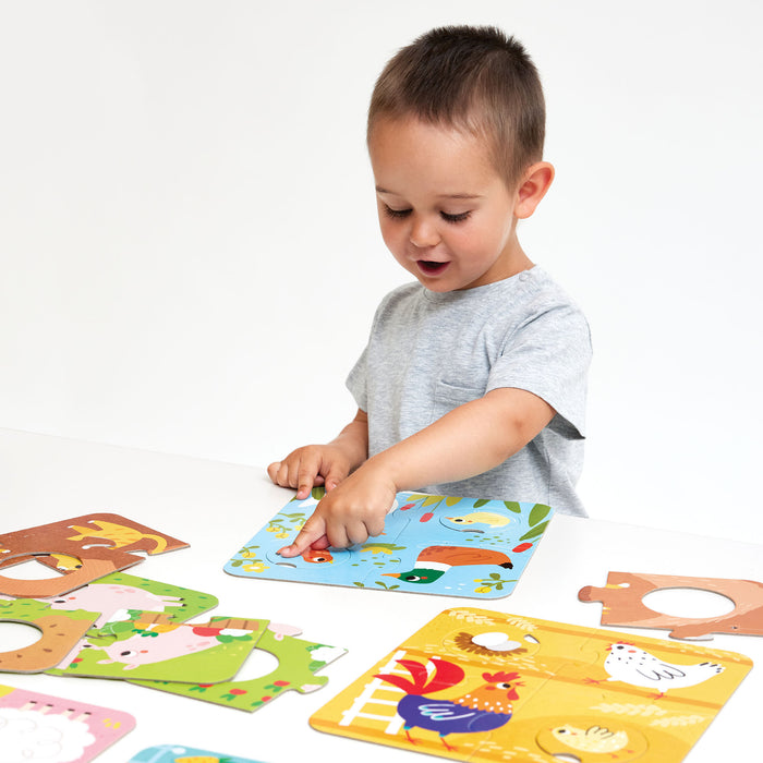 Banana Panda BPN49168 Match the Farm Animals Puzzles, Age 2+