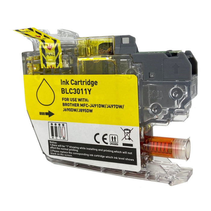 Brother LC3011Y Compatible  Ink Cartridge Yellow