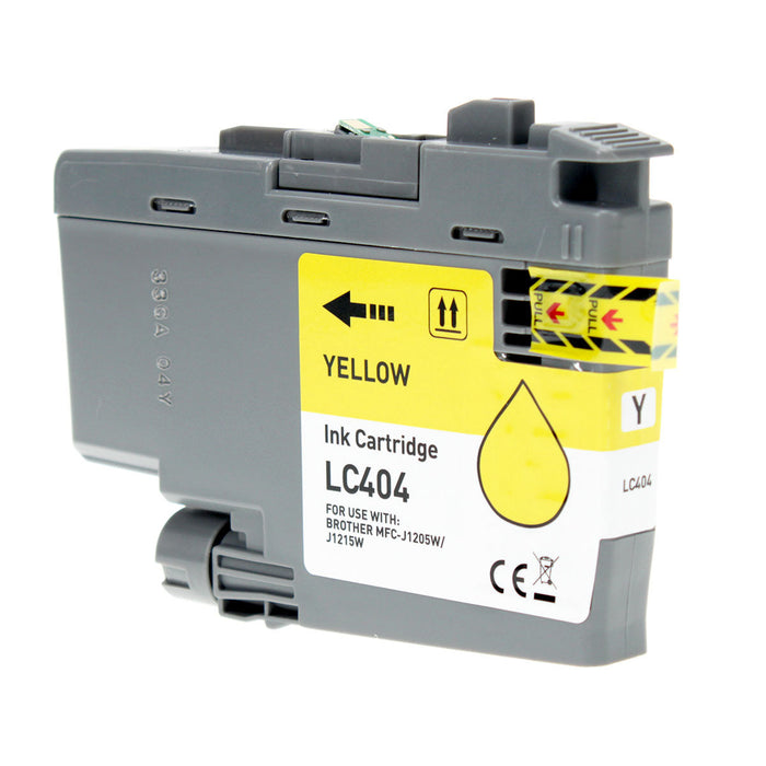 Brother Compatible LC404Y Standard Yield Yellow Ink Cartridge