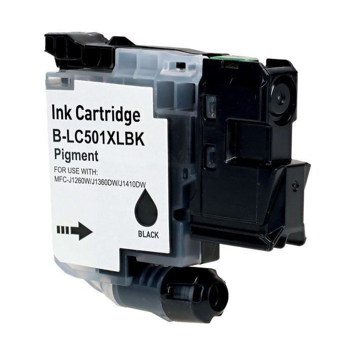 Brother Compatible LC501XLBK High Yield Black Ink Cartridge