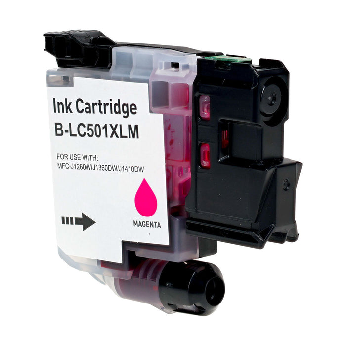 Brother Compatible LC501XLM High Yield Magenta Ink Cartridge