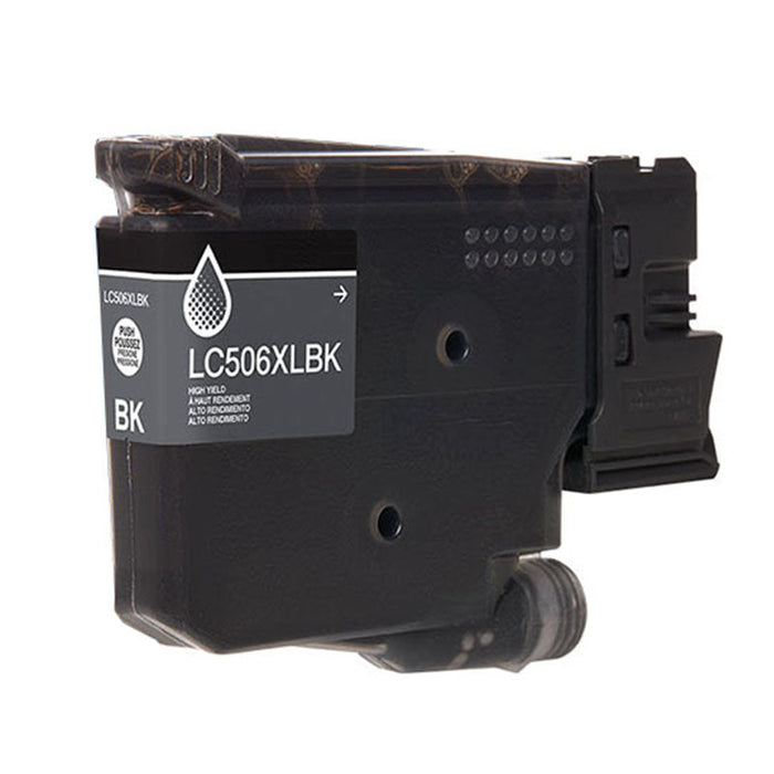 Compatible Brother LC506XLBK Inkjet Cartridge, Black 2500 High Yield