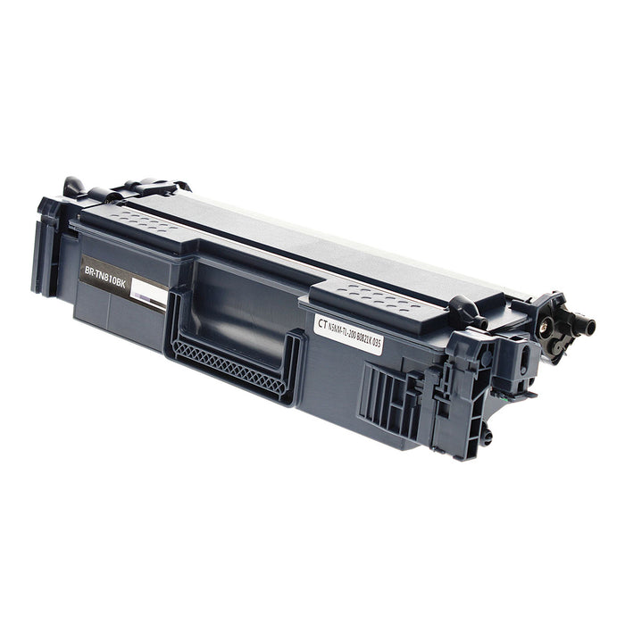 Compatible Brother TN810 (TN810BK) Toner Cartridge, Black 9K Yield