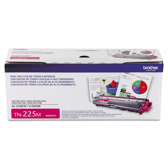 Brother TN225 High Yield Magenta Toner BROTHER