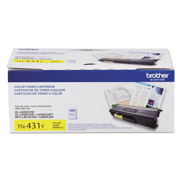 Brother TN431Y Yellow Toner BROTHER