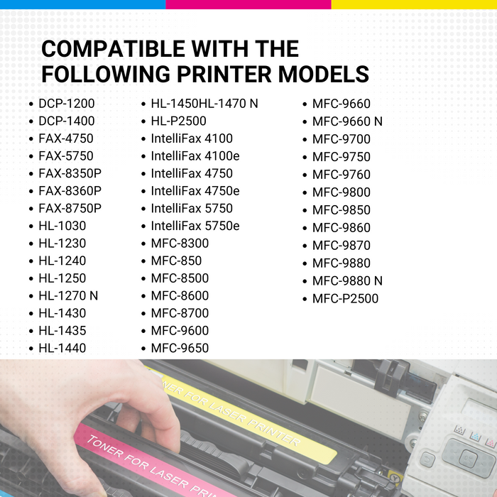 Brother TN460 High Yield Black Toner BROTHER