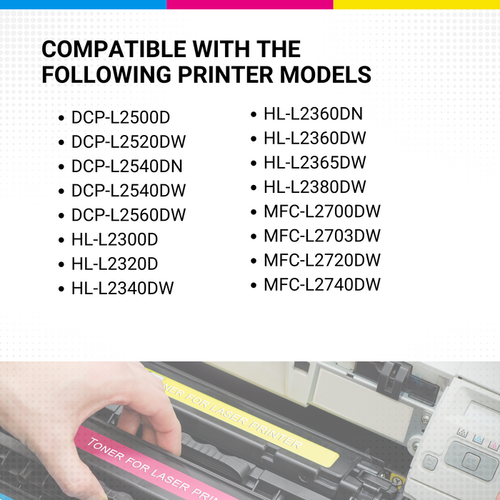 CW Outlet & Supplies Compatible TN630 Black Toner BROTHER