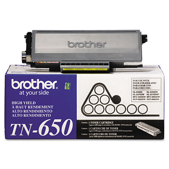 Brother TN650 High Yield Black Toner BROTHER