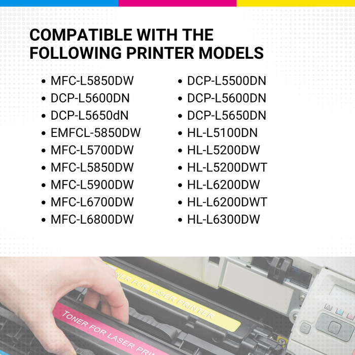 Brother TN850 High Yield Black Toner BROTHER
