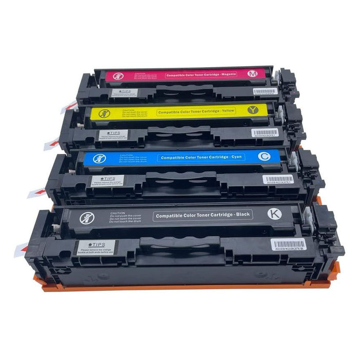 Compatible Canon 045H Black, Cyan, Magenta, Yellow Toner Cartridges