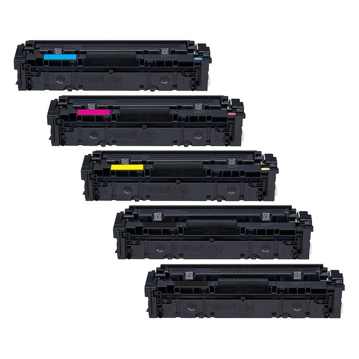 Compatible Canon 046H Black, Cyan, Magenta, Yellow Toner Cartridges