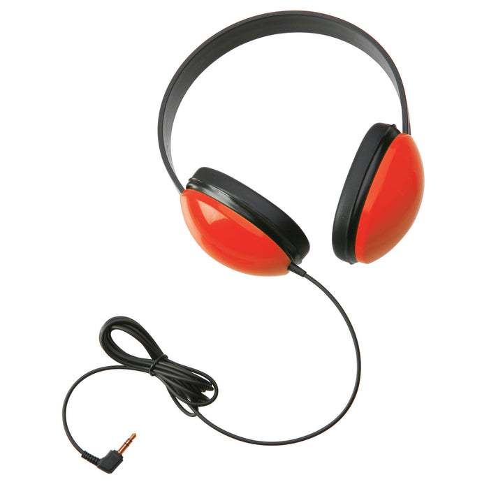 Califone CAF2800RD Listening First&trade; Stereo Headphones, Red