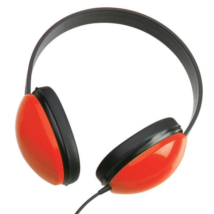 Califone CAF2800RD Listening First&trade; Stereo Headphones, Red