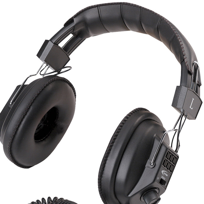 Califone CAF3068AV Switchable Stereo/Mono Headphone, with 3.5mm plug and 1/4" adapter
