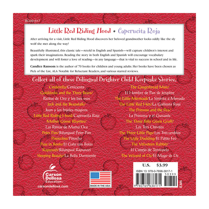Brighter Child CD-0769638171 Little Red Riding Hood, Caperucita Roja