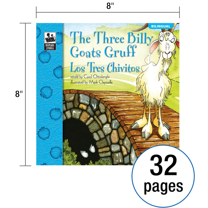 Brighter Child CD-0769658644 Three Billy Goats Gruff: Los Tres Chivitos