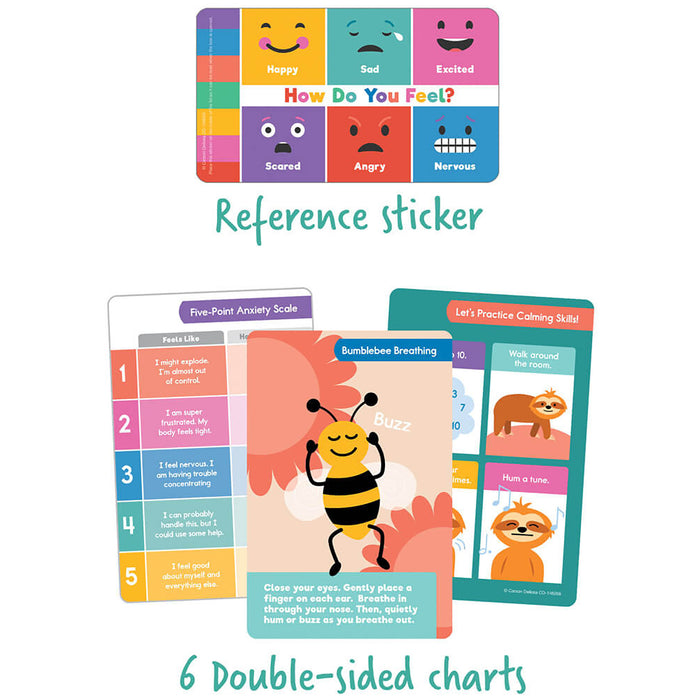Carson Dellosa Education CD-146056 Be Clever Wherever Calm Down Kit Manipulative, Grade K-5