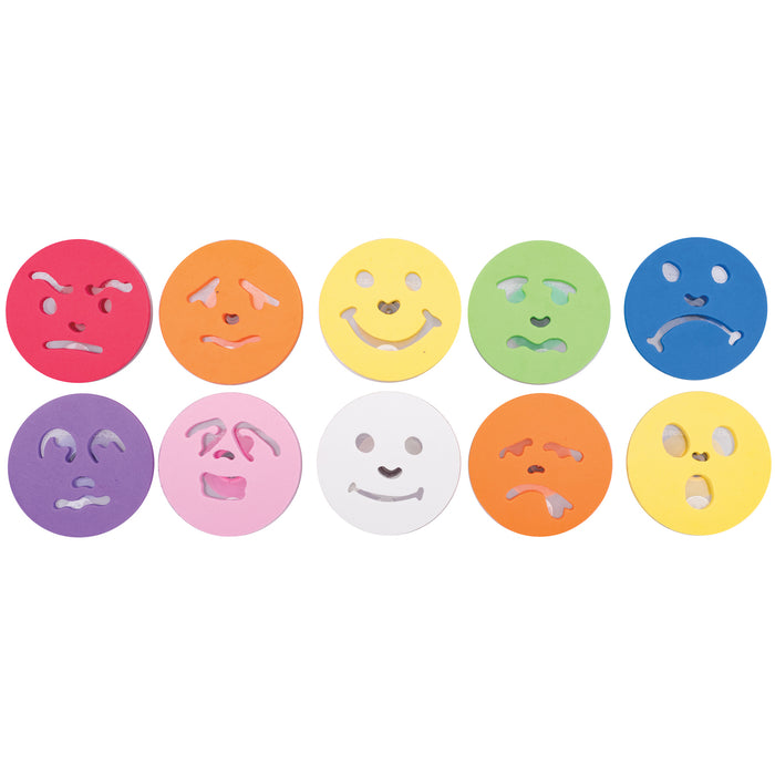 READY 2 LEARN CE-6753 Giant Stampers - Feelings - Set of 10