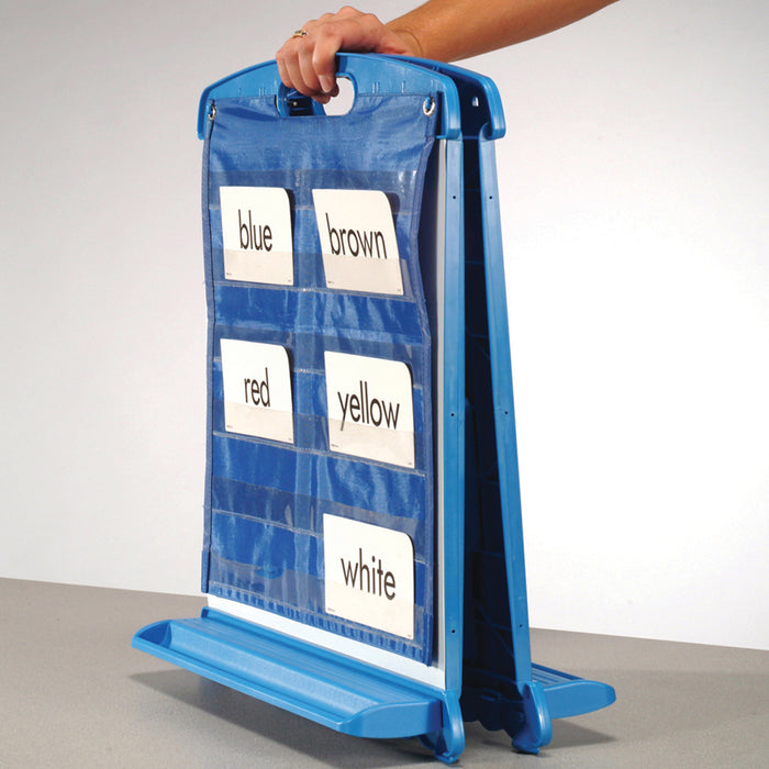 Copernicus CEPTTE100 Tabletop Easel with Dry Erase Boards, Pocket Chart, and Storage Tubs