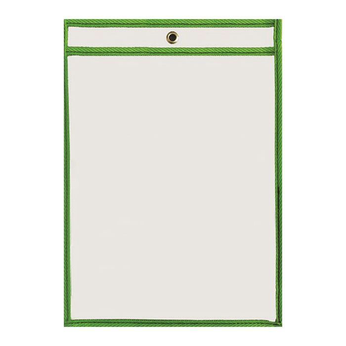 Charles Leonard CHL29030 Dry Erase Pockets, 9" x 12", Assorted Colors, Set of 30