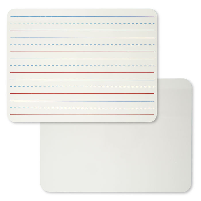 Charles Leonard CHL35045 Magnetic Dry Erase Classpack, Plain/Lined 2-Sided Boards, Markers & Erasers, Pack of 12
