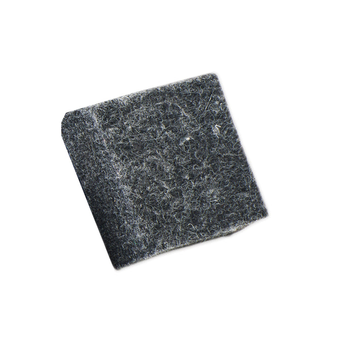 Charles Leonard CHL74520 Multi-Purpose Felt Erasers, 2" x 2", Charcoal, Pack of 12