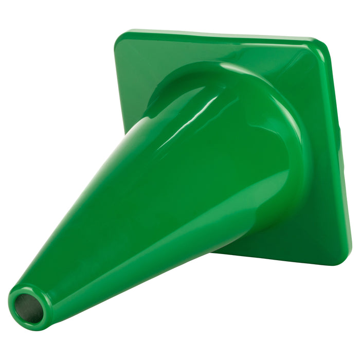 Champion Sports CHSC12GN Hi-Visibility Flexible Vinyl Cone, Weighted, 12", Green