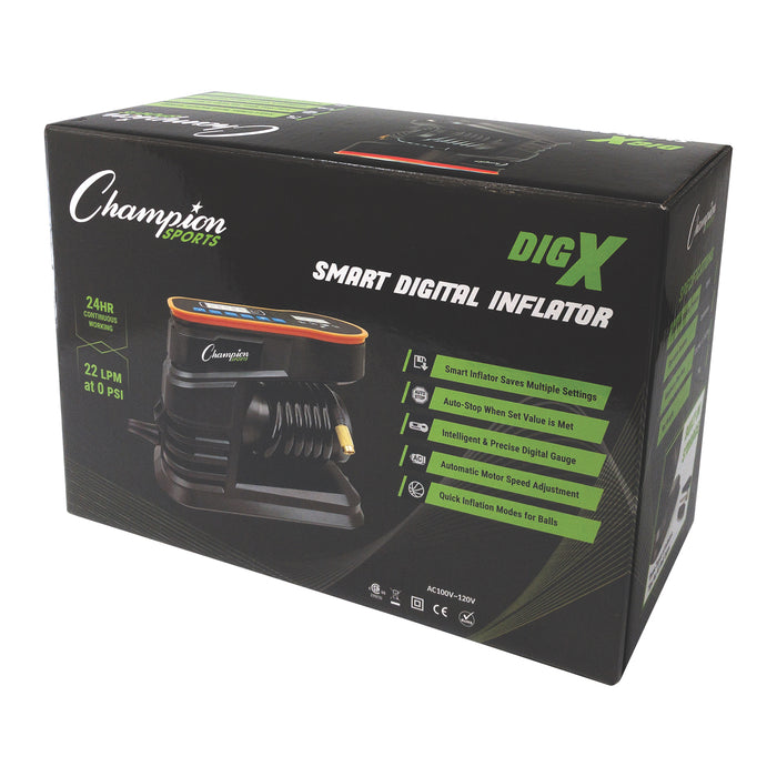Champion Sports CHSDIGX Smart Digital Inflator
