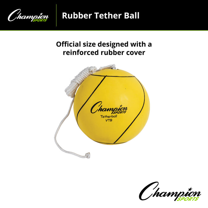 Champion Sports CHSVTB Tether Ball, Optic Yellow