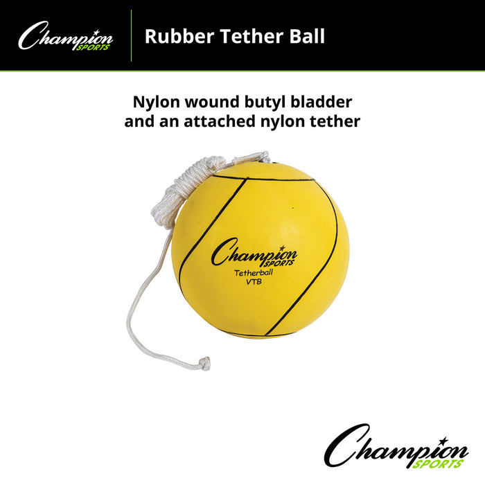 Champion Sports CHSVTB Tether Ball, Optic Yellow