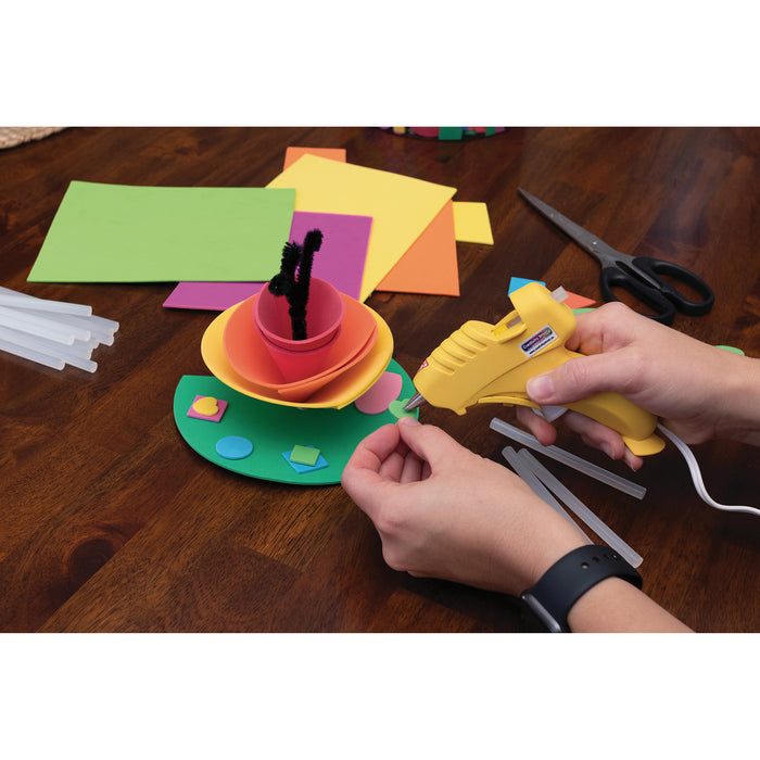 Creativity Street CK-3358 Hot Glue Sticks Classroom Pack, Clear, 4" x 0.27", 100 Pieces