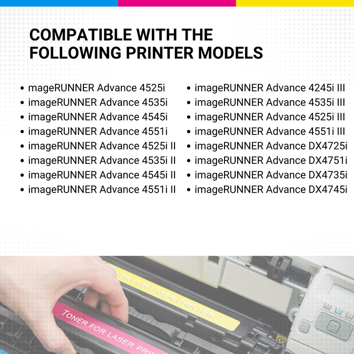 Compatible 0473C003 GPR57 Black Toner CANON