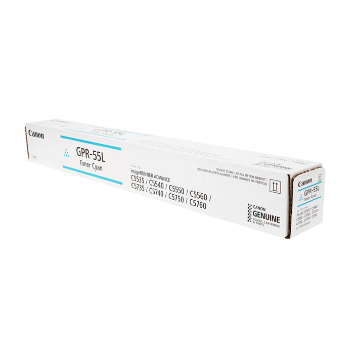 OEM Canon GPR-55L (0485C003) Toner Cartridge, Cyan 26K Yield