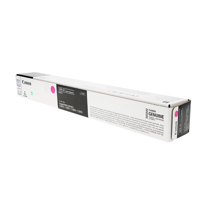 OEM Canon GPR-61 (3765C003) Toner Cartridge, Magenta 60K Yield