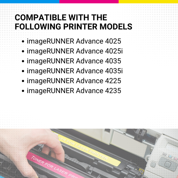 Canon 4792B003AA Imagerunner 4025 GPR43 Black Toner CANON