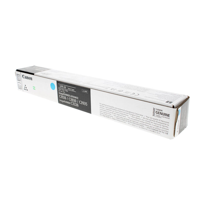 OEM Canon GPR-66 (5754C003) Toner Cartridge, Cyan 25.5K Yield