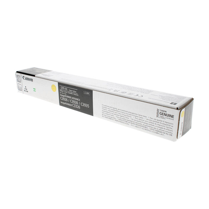 OEM Canon GPR-66 (5756C003) Toner Cartridge, Yellow 25.5K Yield
