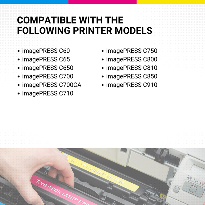 Canon 8068B001AA Imagepress C700t01 High Yield Magenta Toner CANON