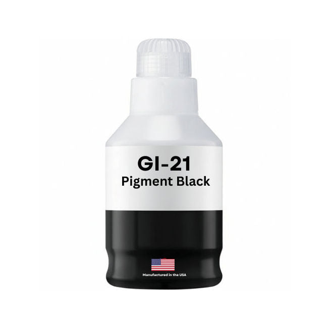 Replacement Ink Bottle For Canon GI-21 (4526C001) 170 ml Pigment Black