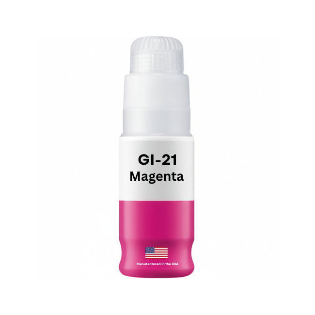 Replacement Ink Bottle For Canon GI-21 (4538C001) 70 ml Magenta