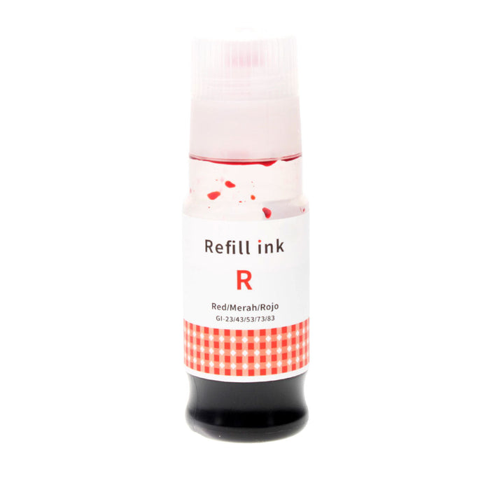 Canon GI-23 Compatible Red Ink Bottle 4714C001