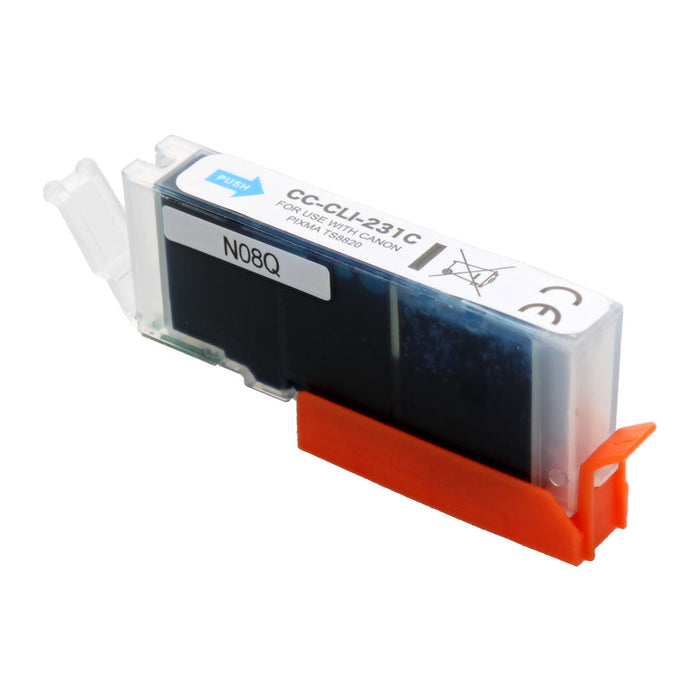 Compatible Cyan Canon CLI-231C Ink Cartridge (Replaces Canon 6675C001)