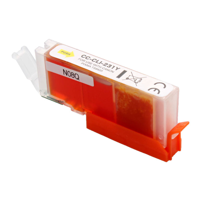 Compatible Yellow Canon CLI-231Y Ink Cartridge (Replaces Canon 6677C001)