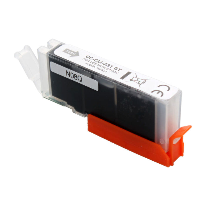 Compatible Gray Canon CLI-231GY Ink Cartridge (Replaces Canon 6678C001)